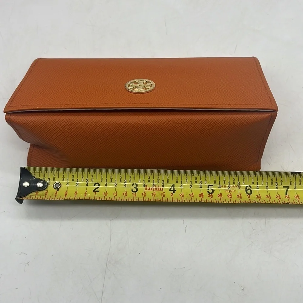 Tory Burch Orange Glasses Case